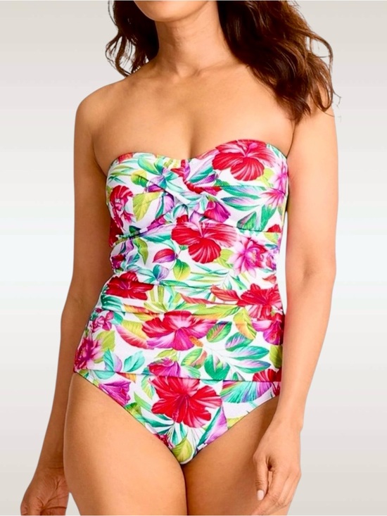 Tommy Bahama Other - Tommy Bahama Island Cays Fiesta Bandeau One-Piece Swimsuit
